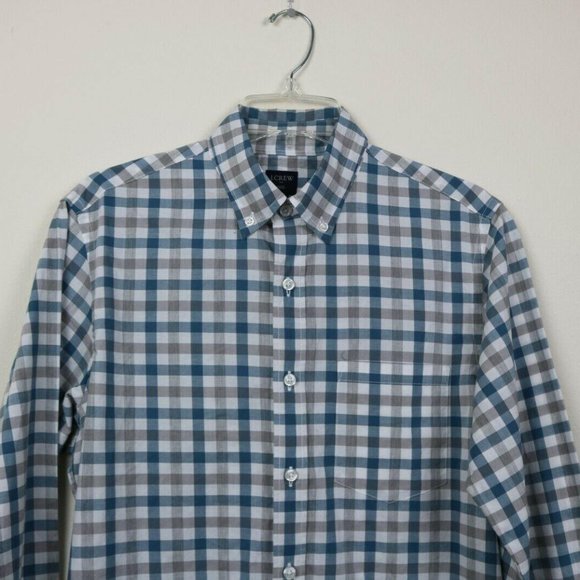 J Crew Mens Shirt Long Sleeve Button Down Plaid S - Picture 3 of 7